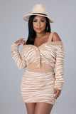 3pc Wild Fuzz Skirt Set