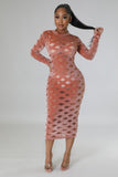 Showing Out Midi Dress