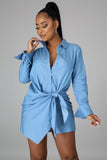 Tie You Down Tunic Dress