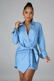 Tie You Down Tunic Dress