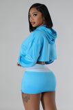 Can't Commit Skirt Set
