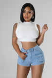 Denim Drift Shorts