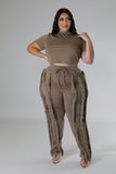 Fading Into Friday Pant Set Plus