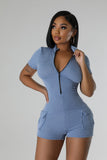 Walked Past You Romper