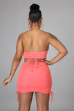 Coral Babe Skirt Set