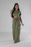 On The Cuff Pant Set