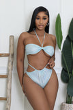 3pc South Beach Gal Swimsuit Set