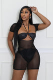 3pc South Beach Gal Swimsuit Set
