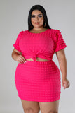 Popping Attitudes Skirt Set