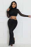 Crossed Paths Skirt Set