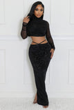 Crossed Paths Skirt Set