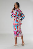 Love In Greece Skirt Set