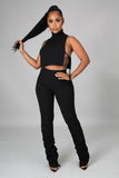 Can't Be Ruched Legging Set