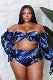 3pc Tropical Palms Swim Set