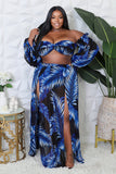 3pc Tropical Palms Swim Set