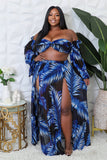 3pc Tropical Palms Swim Set