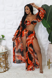 3pc Tropical Palms Swim Set