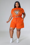 Feisty Babe Short Set Plus