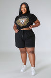Feisty Babe Short Set Plus