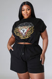 Feisty Babe Short Set Plus