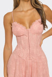 Coquette Corset Flare Mini Dress