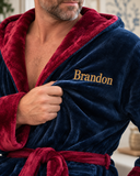 Men’s Robe with Hood – Ultra-Soft Plush Comfort for Everyday Use