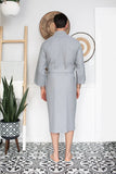 Waffle Spa Bathrobe for Men -  Absorbent, Lightweight