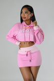 Can't Commit Skirt Set
