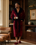 Men’s Robe with Hood – Ultra-Soft Plush Comfort for Everyday Use