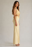 The Aurelia Draped Petal Halter Top