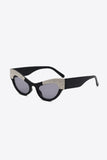 UV400 Rhinestone Trim Cat-Eye Sunglasses - OmniGlitz 