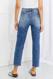 RISEN Full Size Emily High Rise Relaxed Jeans - OmniGlitz 