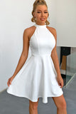 A-Line Sleeveless Mini Dress - OmniGlitz 
