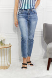 Kancan Full Size Amara High Rise Slim Straight Jeans - OmniGlitz 