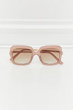 Square Metal-Plastic Hybrid Temple Sunglasses - OmniGlitz 