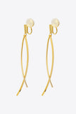 18K Gold Plated Clip-On Earrings - OmniGlitz 