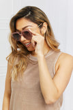 Square Metal-Plastic Hybrid Temple Sunglasses - OmniGlitz 
