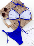 Frill Trill Halter Neck Bikini Set - OmniGlitz 