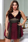 Color Block Lace Gauze Patchwork - OmniGlitz 