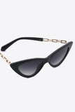 Chain Detail Cat-Eye Sunglasses - OmniGlitz 