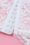 Lace-Up Frill Trim Lingerie Set - OmniGlitz 