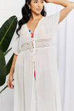 Marina West Swim Sun Goddess Tied Maxi Cover-Up - OmniGlitz 