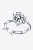 1 Carat Moissanite Zircon Ring - OmniGlitz 