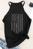 Graphic Grecian Neck Tank - OmniGlitz 