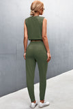 Sleeveless Top and Joggers Set - OmniGlitz 