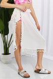 Marina West Swim Relax and Refresh Tassel Wrap Cover-Up - OmniGlitz 