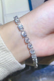 10 Carat Moissanite Platinum-Plated Bracelet - OmniGlitz 