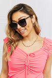 Cat Eye Full Rim Polycarbonate Sunglasses - OmniGlitz 