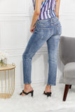 Kancan Full Size Amara High Rise Slim Straight Jeans - OmniGlitz 