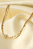 Icing on the Cake Rhinestone Double-Layered Bracelet - OmniGlitz 